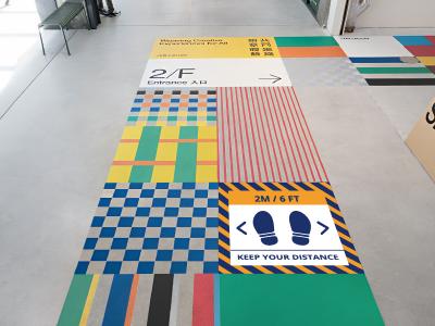 Floor Graphic Stitcker
